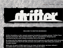 Tablet Screenshot of driftersnowbikes.com
